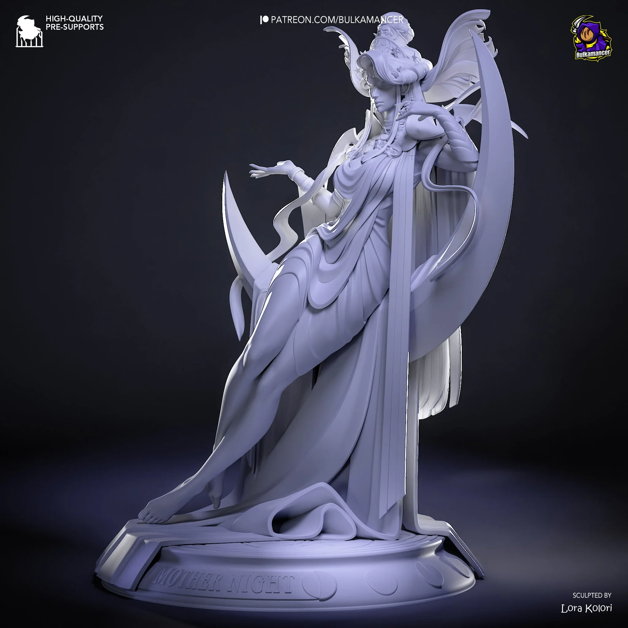 Nyx - Hades Premium Resin Statue — Made To Order — Art With Robots